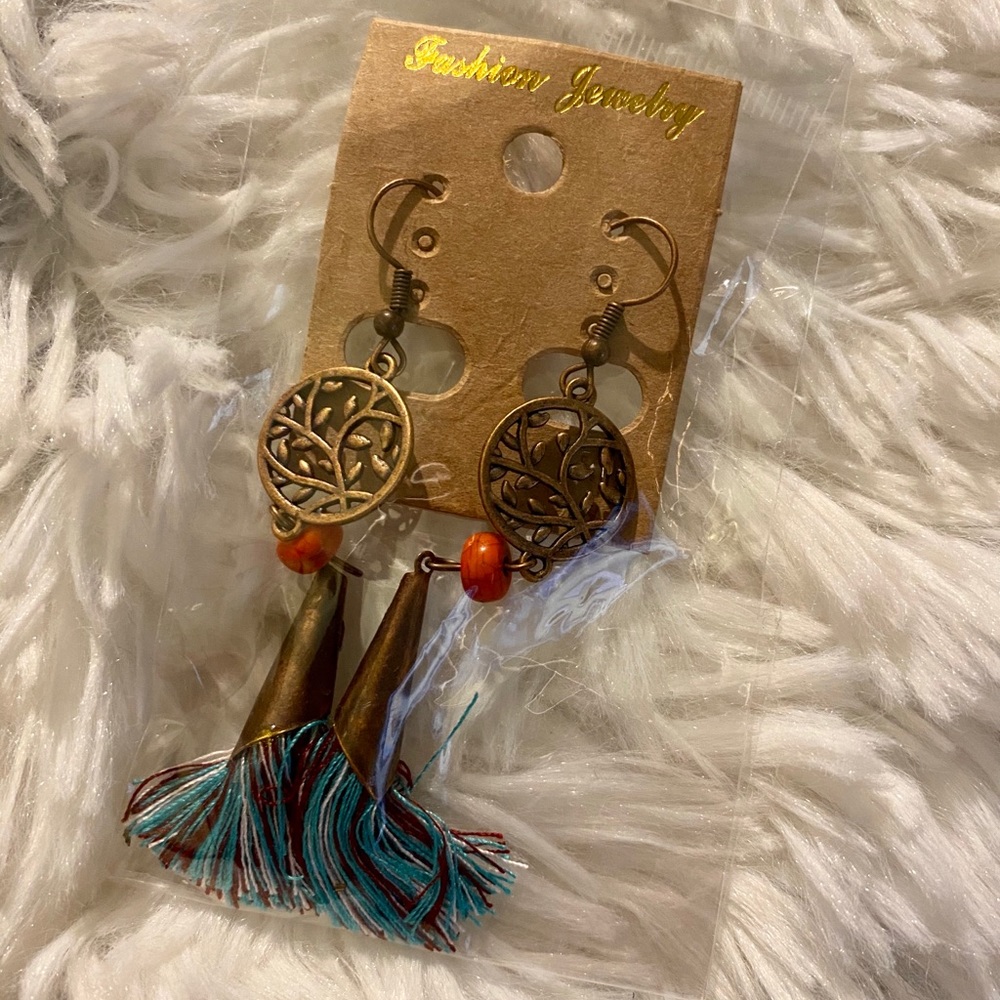 Boho tassel earrings